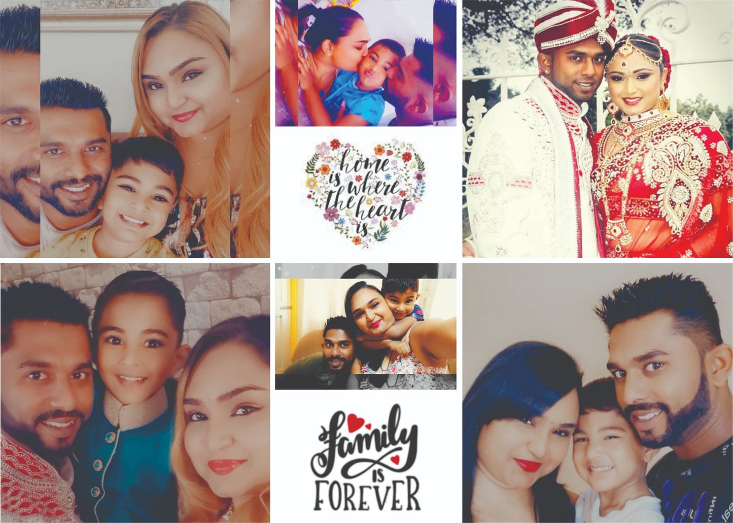 ZAID Collage Canvas includes DELIVERY (You are so Loved+6pics)