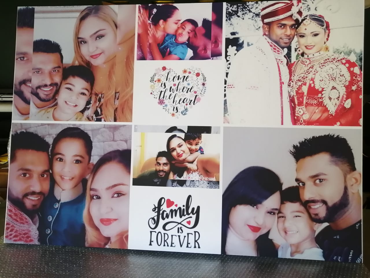 ZAID Collage Canvas includes DELIVERY (You are so Loved+6pics)