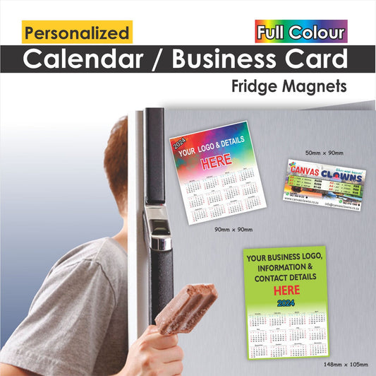 Calendar/ Business Cards A6 (148mm x 105mm) (Fridge magnet)