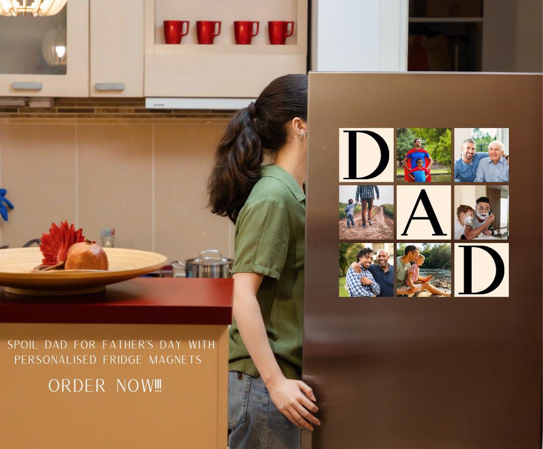 Fathers Day Fridge Magnets (set of nine) DELIVERY INCLUDED IN SA